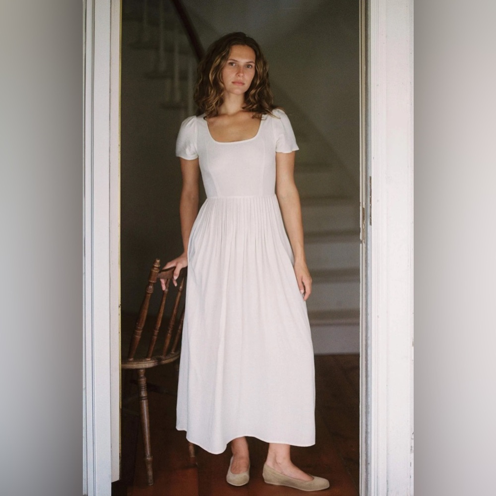 Christy Dawn “The Scarlet Dress” in Eggshell (Size XL)